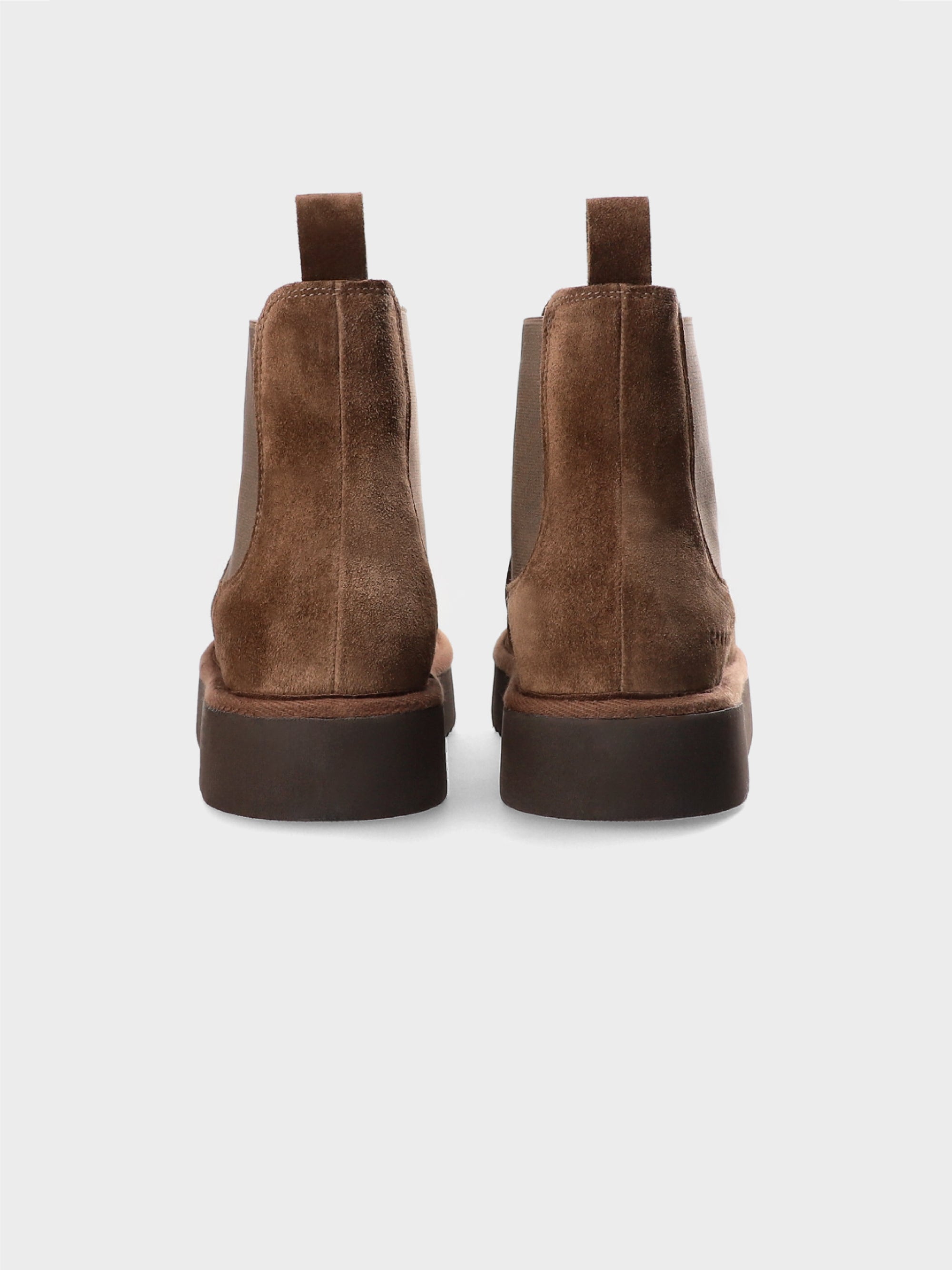 Chocolate Suede Chelsea Boots