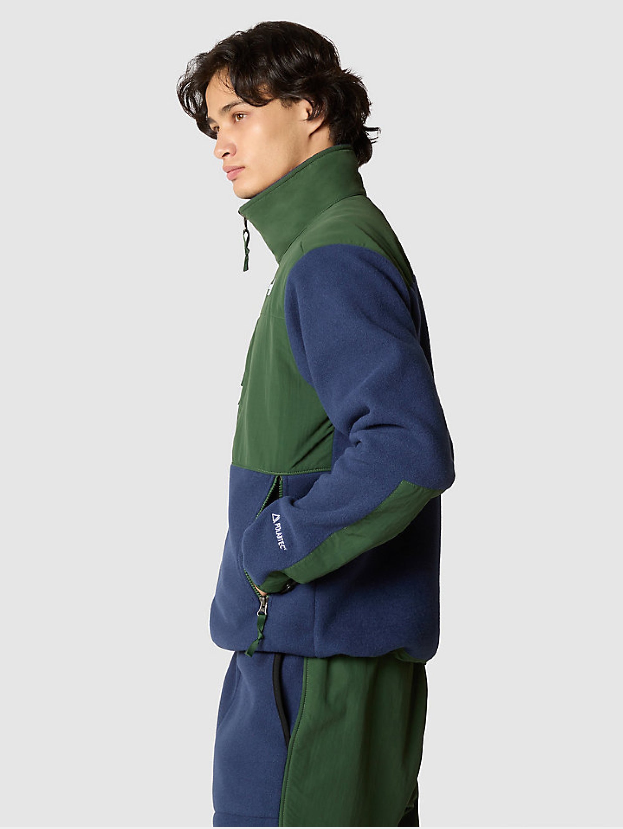 THE NORTH FACE - Green/Blue Recycled Polartec Fleece Denali Jacket