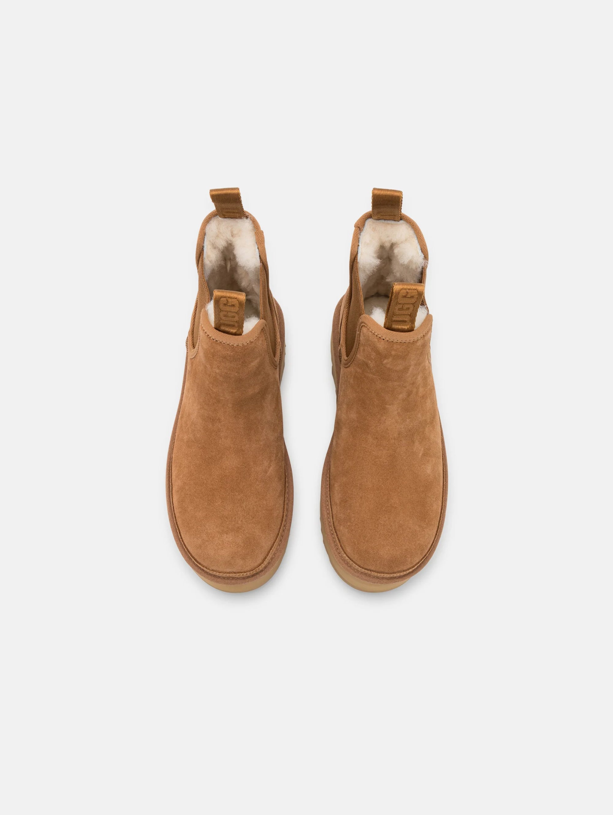 Chestnut Platform Chelsea Boots