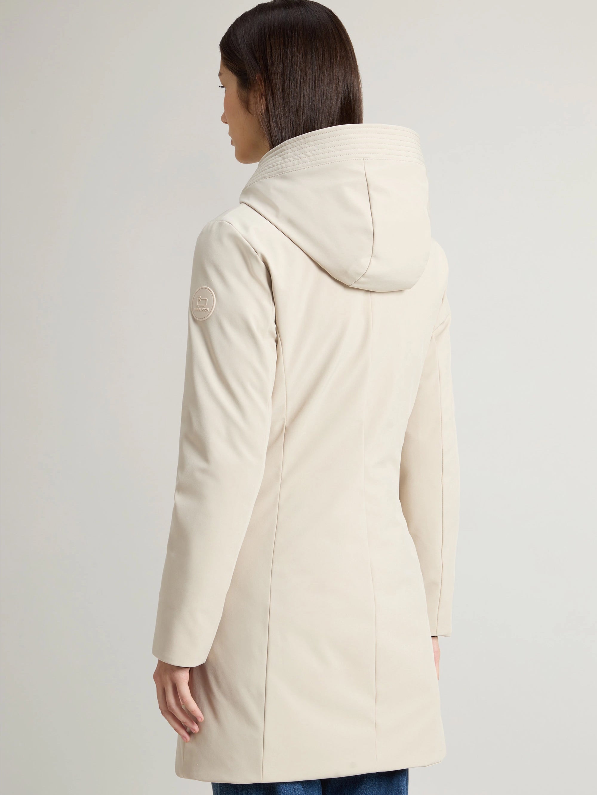 Winddichter Parka mit Kapuze Firth Beige