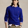 RALPH LAUREN-Felpa Girocollo con Inserto a V Blu-TRYME Shop