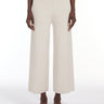 MAX MARA LEISURE-Pantaloni Cropped in Viscosa Grembo Beige-TRYME Shop