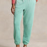 RALPH LAUREN-Pantaloni in Felpa Loopback Verde Celadon-TRYME Shop