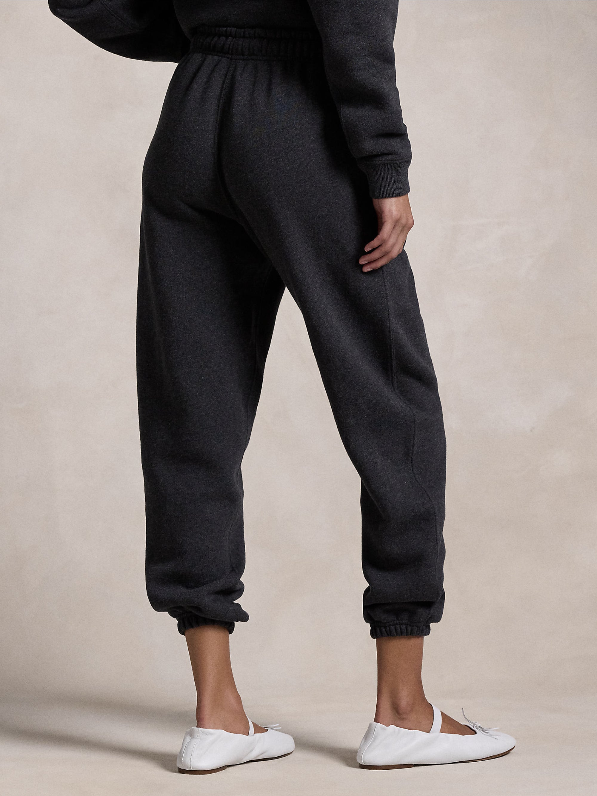 Pantaloni da Jogging con Elastico Nero