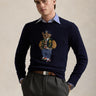 RALPH LAUREN-Maglione Polo Bear in Misto Cashmere Blu-TRYME Shop