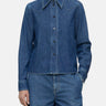 CLOSED-Camicia Western in Denim Blu-TRYME Shop