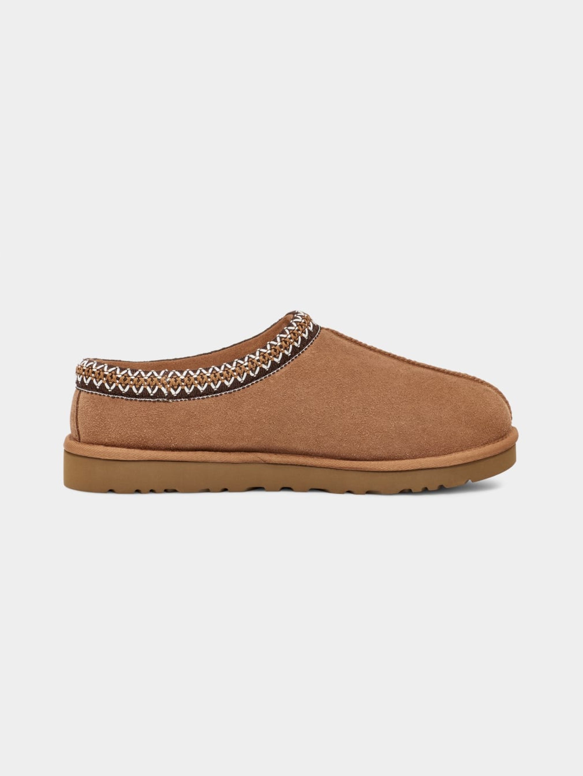 Tasman Men's Suede Slippers Chestnut