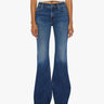 MOTHER-Jeans Vita Alta con Gamba Svasata Blu-TRYME Shop