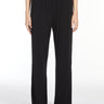 MAX MARA LEISURE-Pantaloni in Jersey Stretch Veles Nero-TRYME Shop