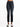 MOTHER-Jeans Vita Alta con Orlo Sfrangiato Nero-TRYME Shop