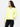 TWIN SET-Maglia a V in Lana Seamless Giallo Fluo-TRYME Shop