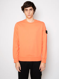 Stone island crewneck outlet orange