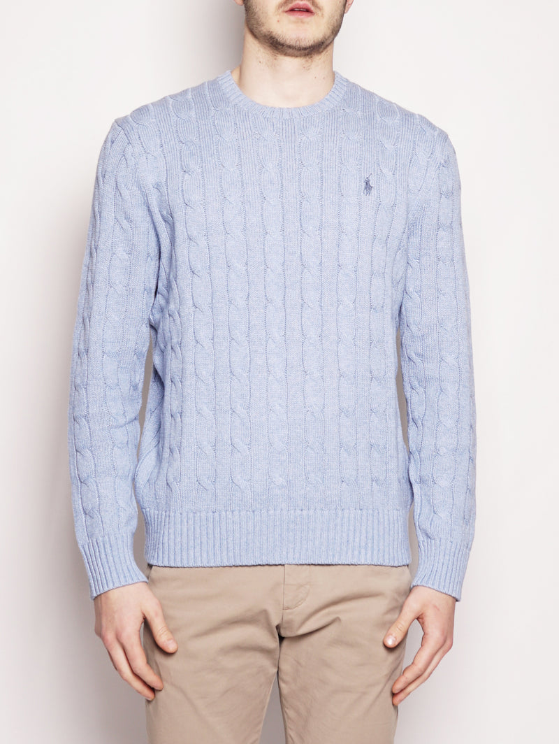 RALPH LAUREN - Powder Braided Sweater – TRYME Shop