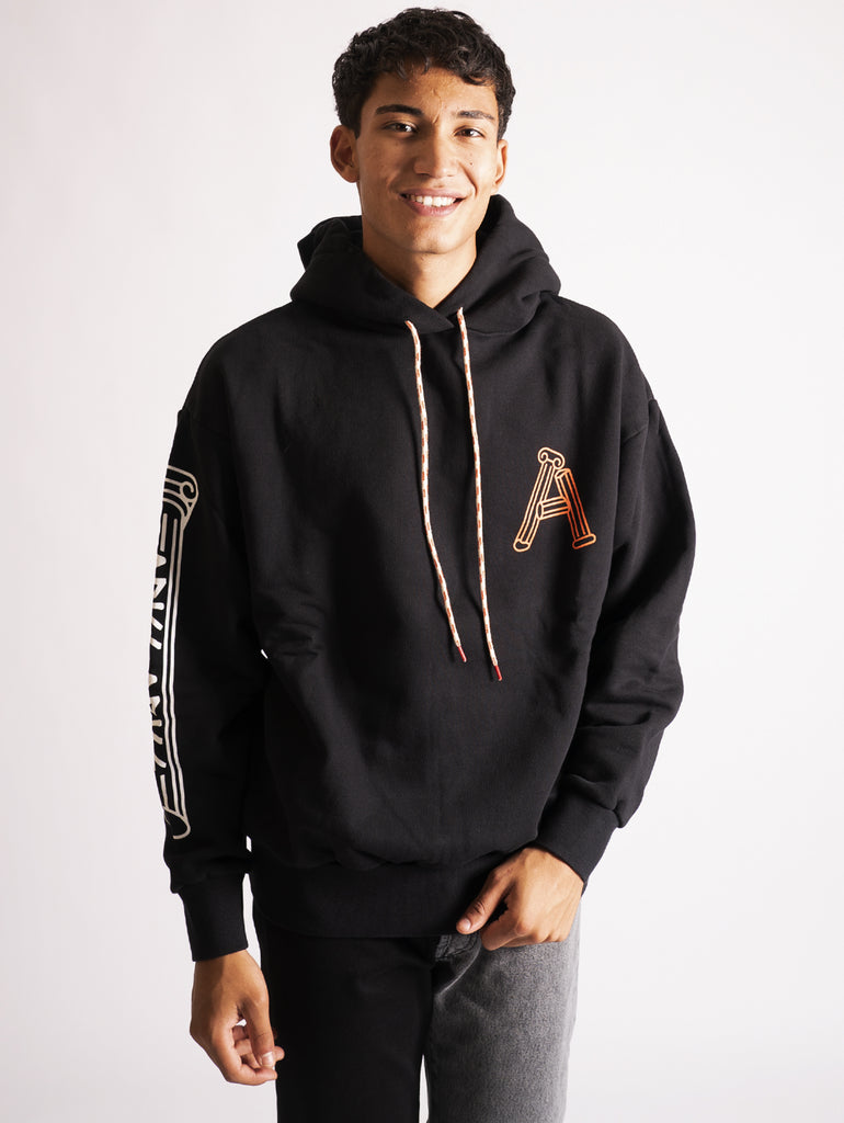 ARIES - Black Hooded Sweatshirt – TRYME Shop