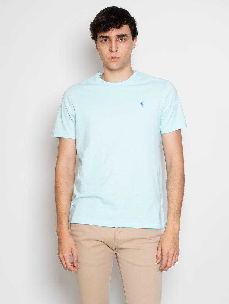 ralph lauren light blue t shirt