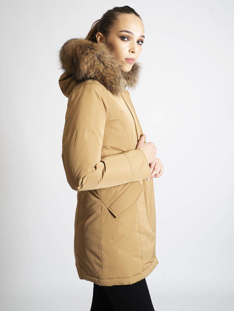 Woolrich parka store khaki