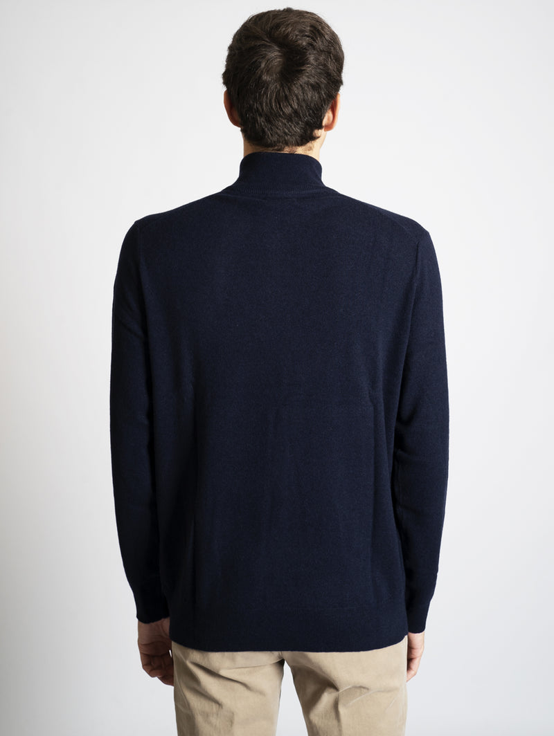 RALPH LAUREN - Blue Half Zip Sweater – TRYME Shop