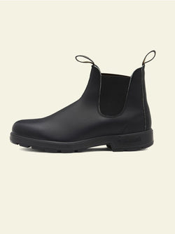 BLUNDSTONE Black Black Leather Chelsea Boots with Elastics