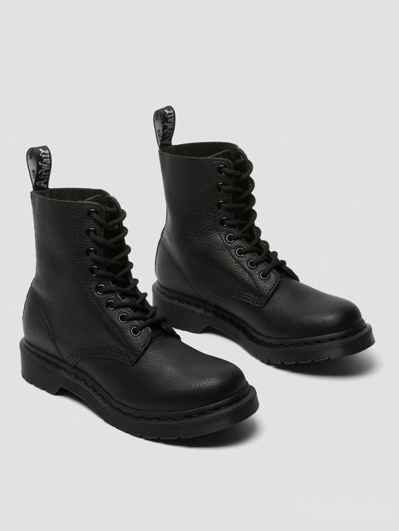 DR. MARTENS - Black Hammered Leather Ankle Boots – TRYME Shop