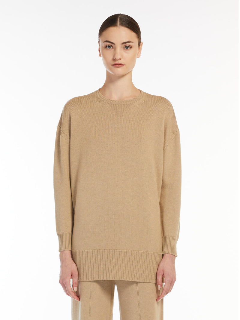 Max Mara Leisure Short-Sleeve Side-Split T-Shirt