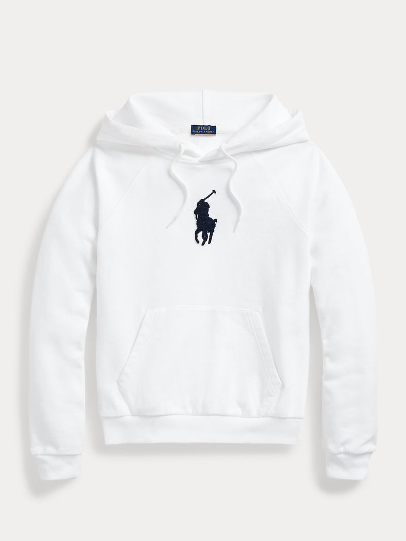 RALPH LAUREN - Hooded Sweatshirt with White Big Pony – TRYME Shop